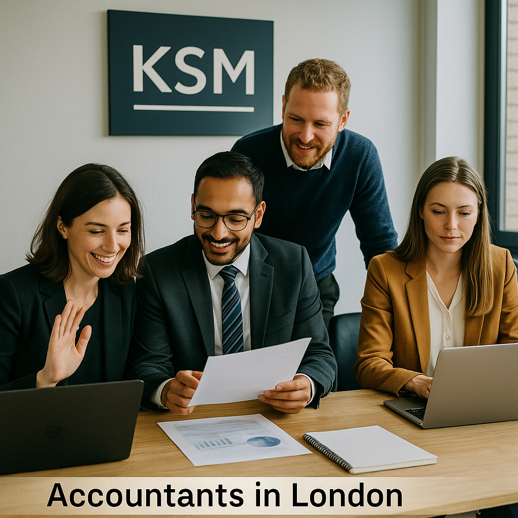 KSM accountants in London providing tax and business advice. Top Accountants in London.