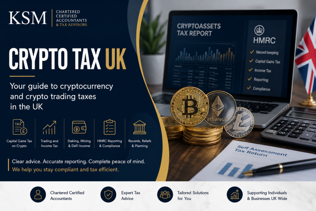 Crypto tax UK guide explaining cryptocurrency trading, Capital Gains Tax, Income Tax, staking, DeFi and HMRC reporting for UK taxpayersCrypto tax UK guide explaining cryptocurrency trading, Capital Gains Tax, Income Tax, staking, DeFi and HMRC reporting for UK taxpayers